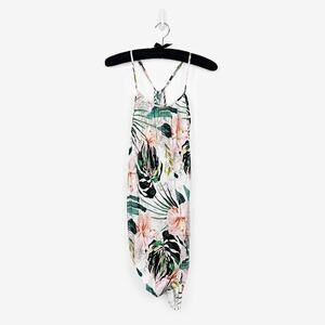 Mynah‎ Swim Cover-Up Size XS Viscose Floral Front Tulip Beach Vacation